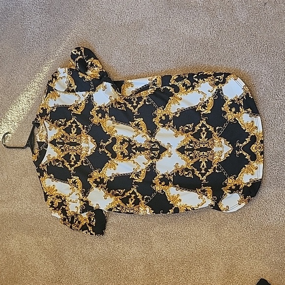 Women's Botanique Patterned Short Sleeve Top - Picture 2 of 3